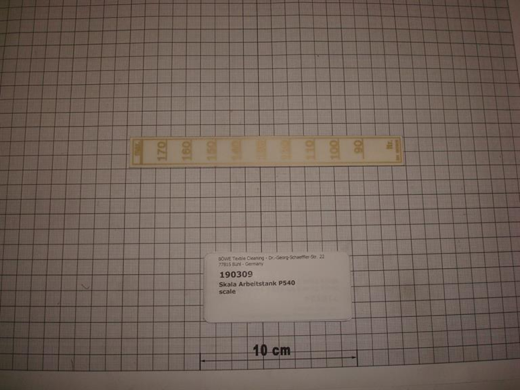 Scale,90-170l,work tank,P540,sticker