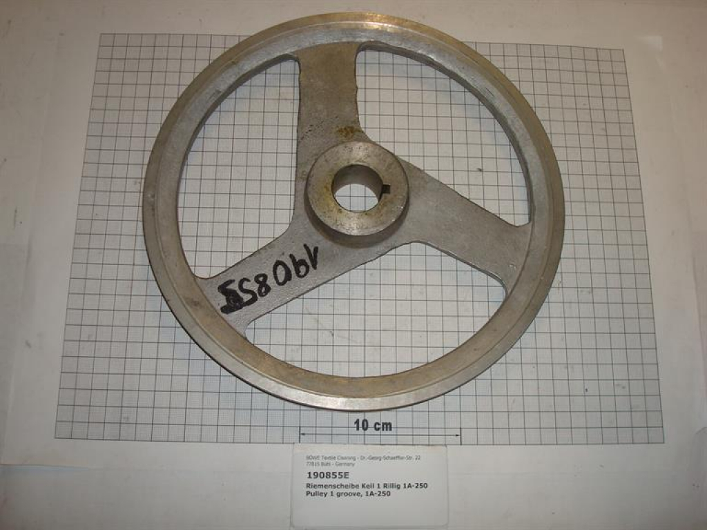 V-belt pulley 1 groove