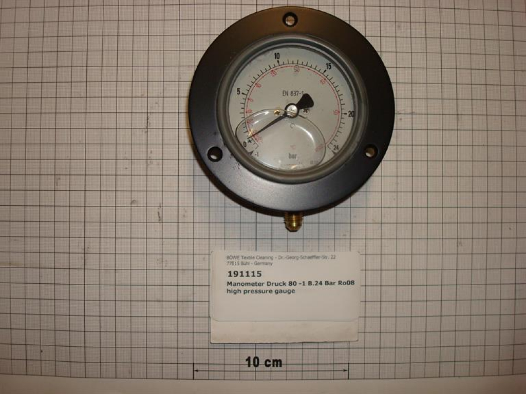Hochdruckmanometer,Kälte,1-24 bar,R502