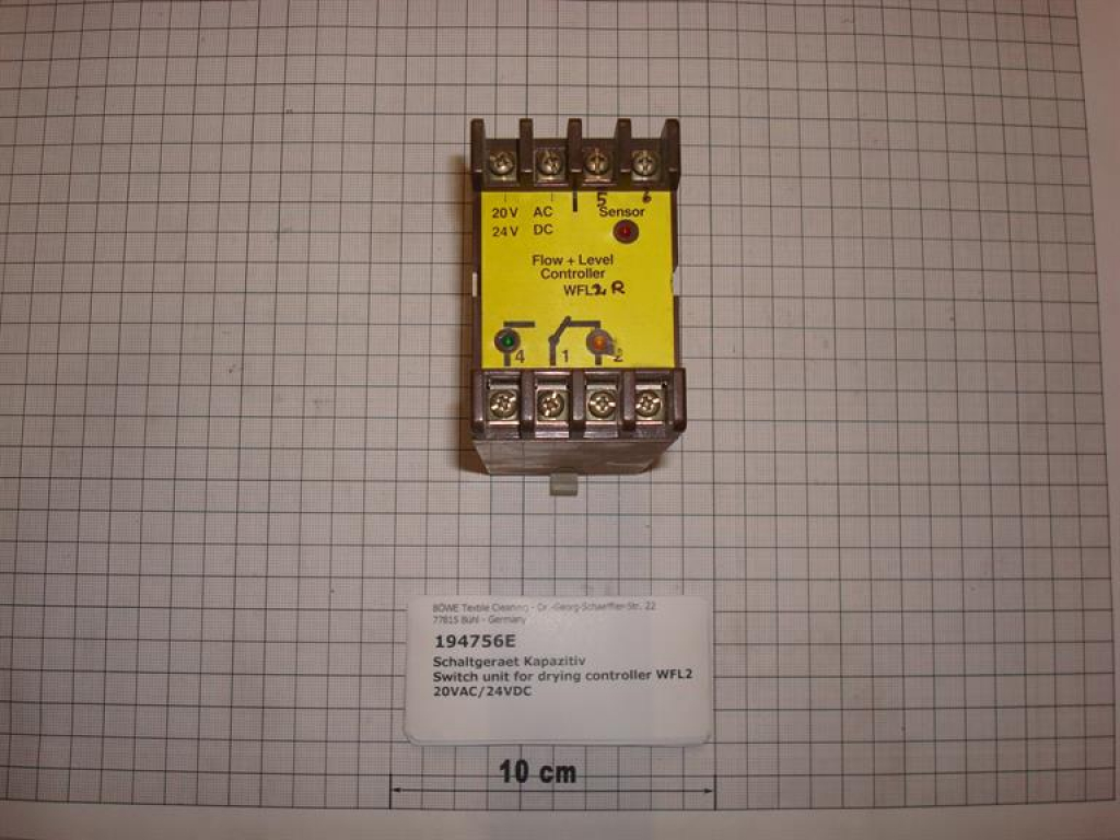 Control unit for drying controller,WFL2R,20VAC/24VDC,f.191778
