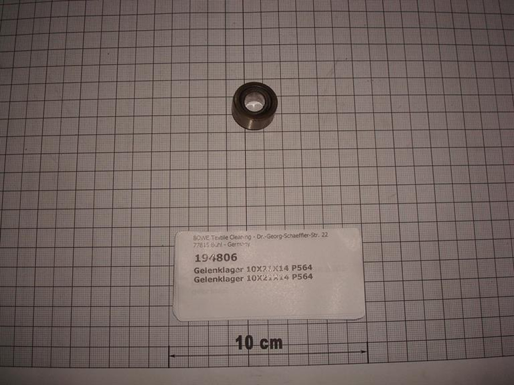 Gelenklager 10x21x14mm,P564