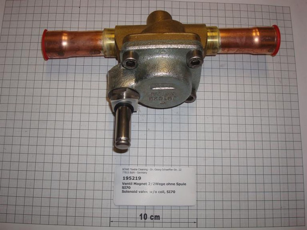 Solenoid valve cooling,2/2 ways,w/o coil,NC,SI70