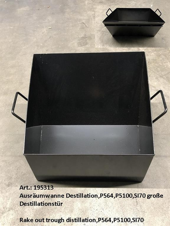 Ausräumwanne Destillation,P564,P5100,SI70 große Destillationstür