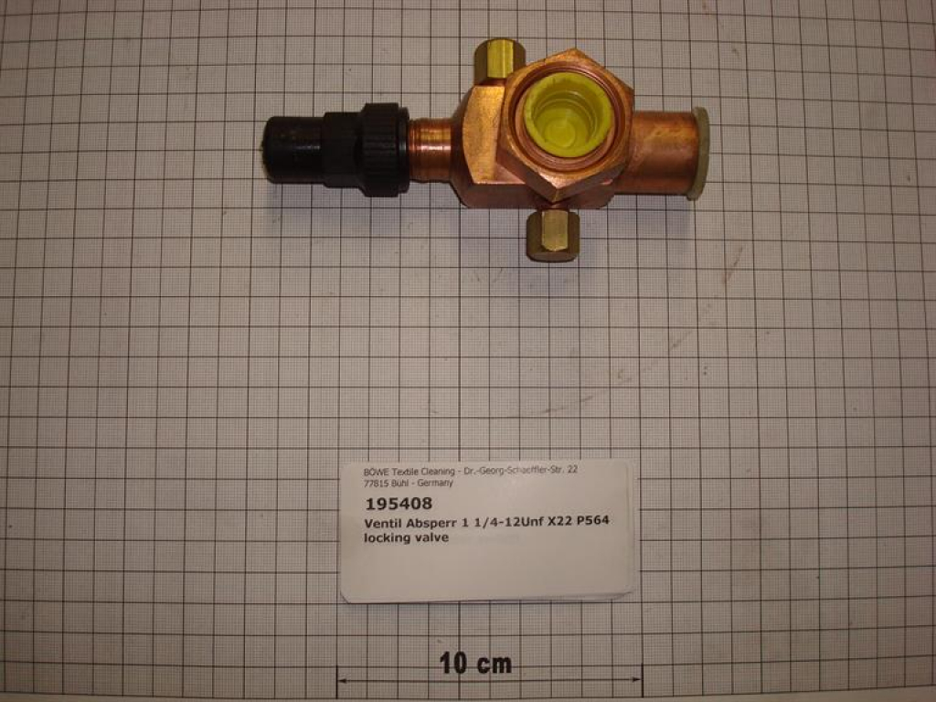 Absperrventil 1 1/4"-12UNFx22 P564, Kältetechnik