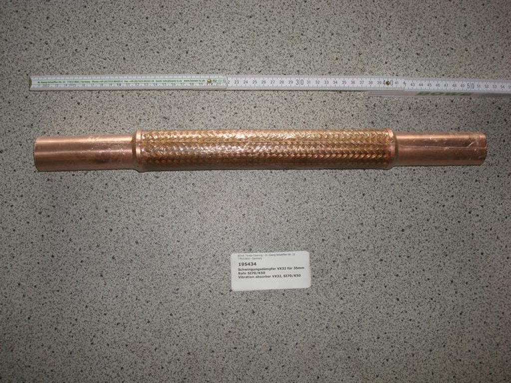 Schwingungsdämpfer,VX32 für 35mm, Rohrx500mm,SI70,K50
