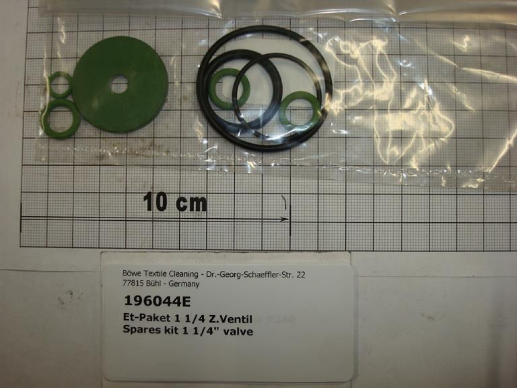 Spares kit for slanted seat valve 109851 & 705667
