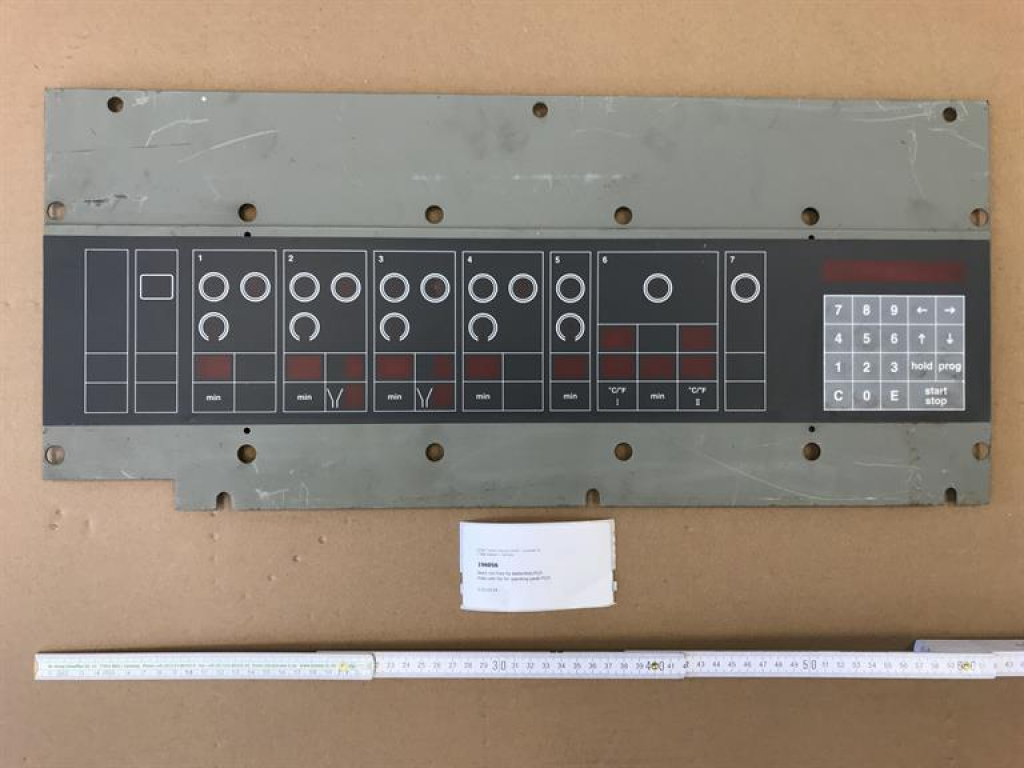 Blech mit Folie für Bedienfeld,P525