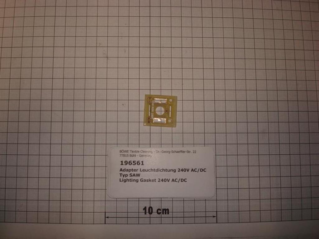 Lighting gasket 240V AC/DC