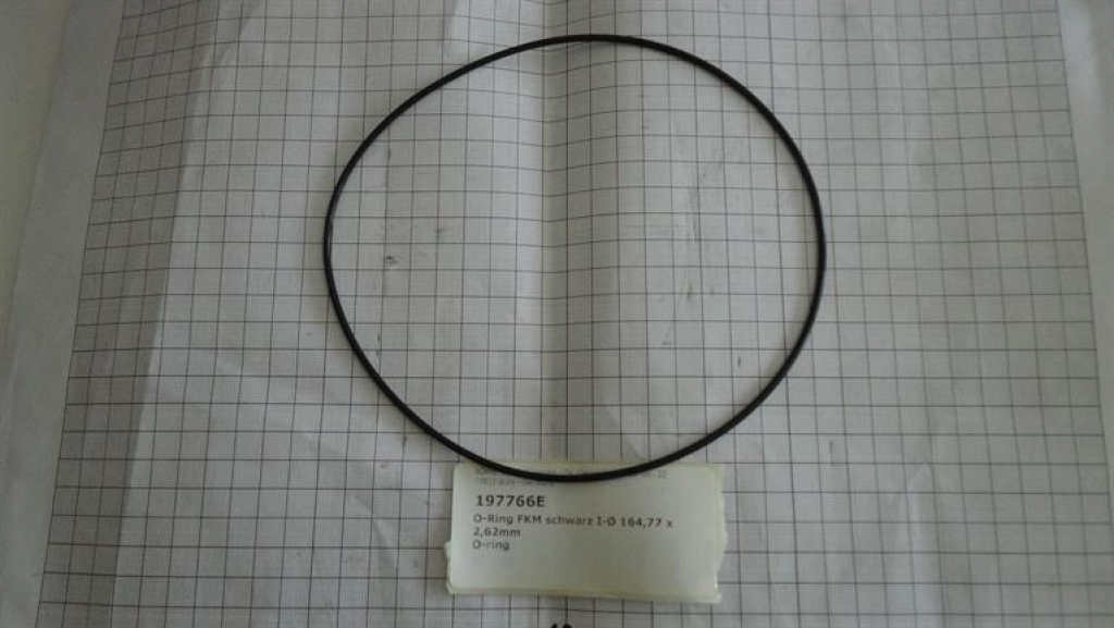 Dichtung,rund,164,77x170x2,62mm, O-Ring,FKM,schwarz,für Lösemittelpumpe 195245