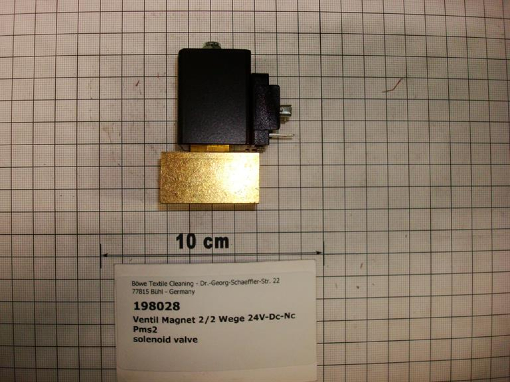 Magnetventil Luft,2/2 Wege,1/4", NW2mm,24VDC,NC,Viton,Spraymatic