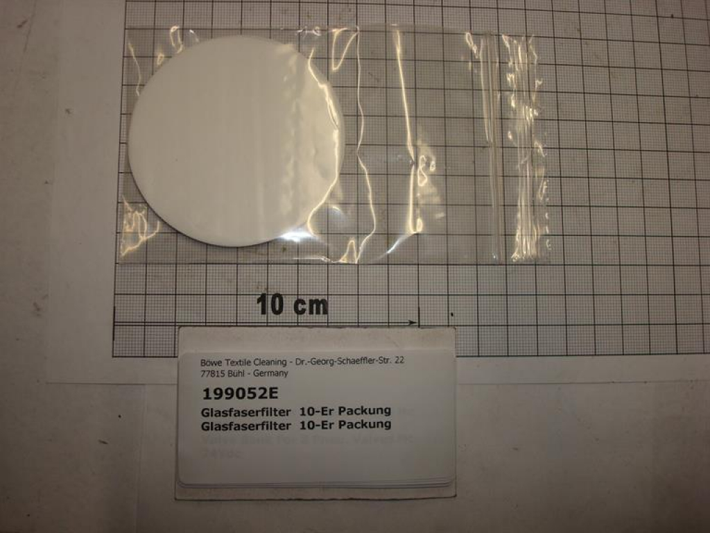 Filter, glass fibre, PMS 2000
