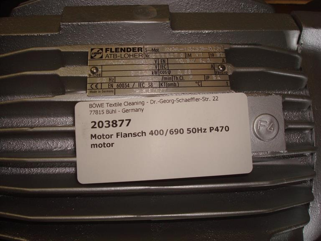 Fan motor,400V-50Hz,5,5KW,Dia24mm,P470