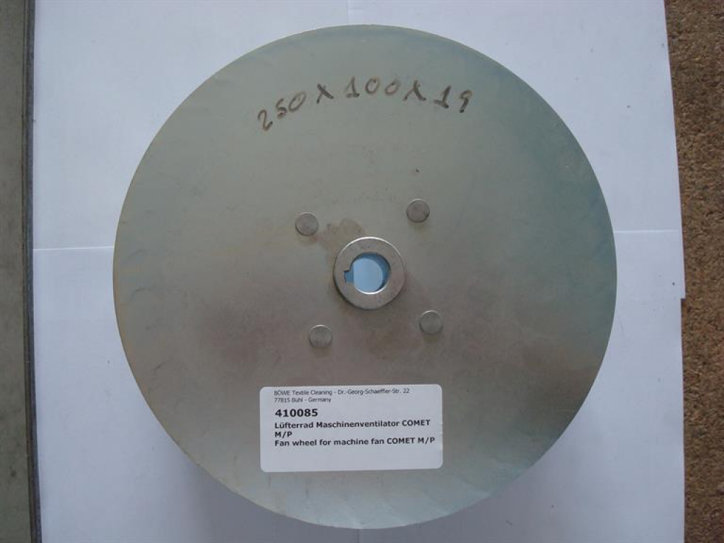 Fan wheel,COMET P/M