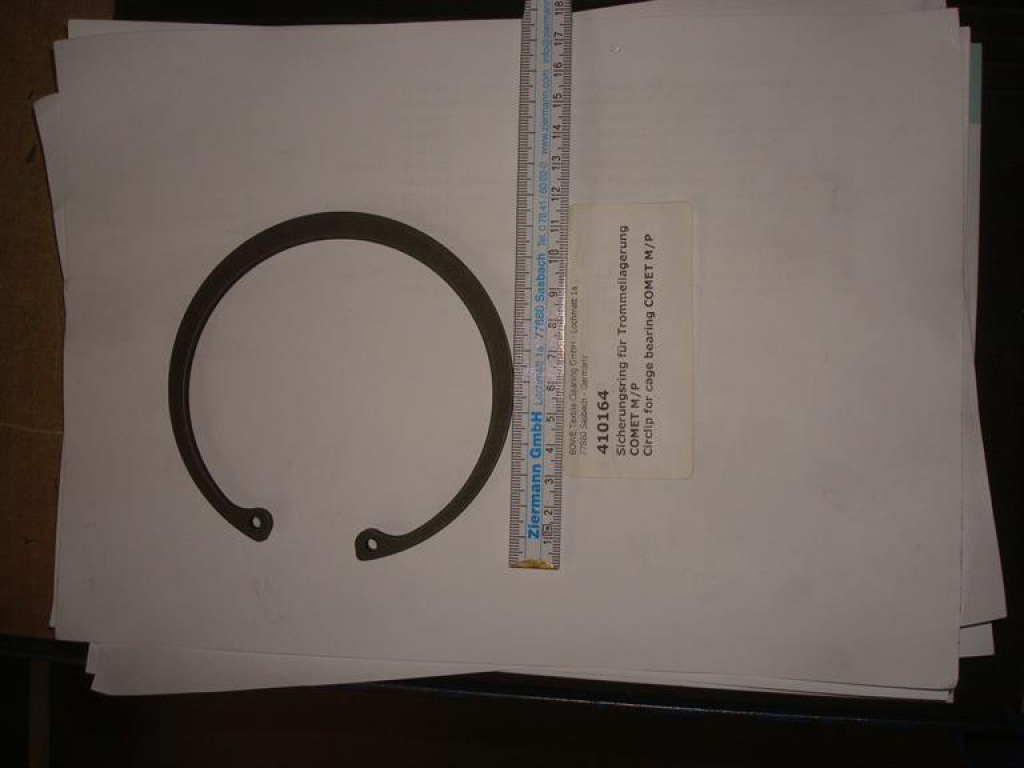 Circlip for cage bearing,110x4mm,COMET P/M