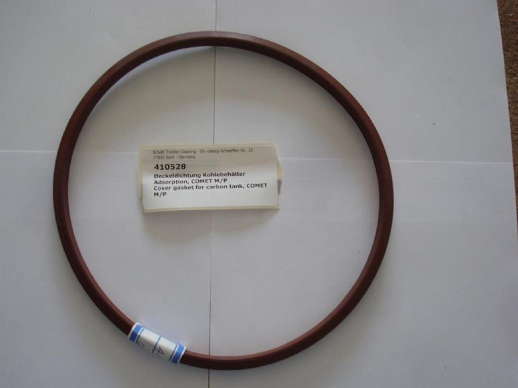 Gasket,round,210x225x11/6,5mm,trapezial,carbon tank,Slimsorba,COMET P/M