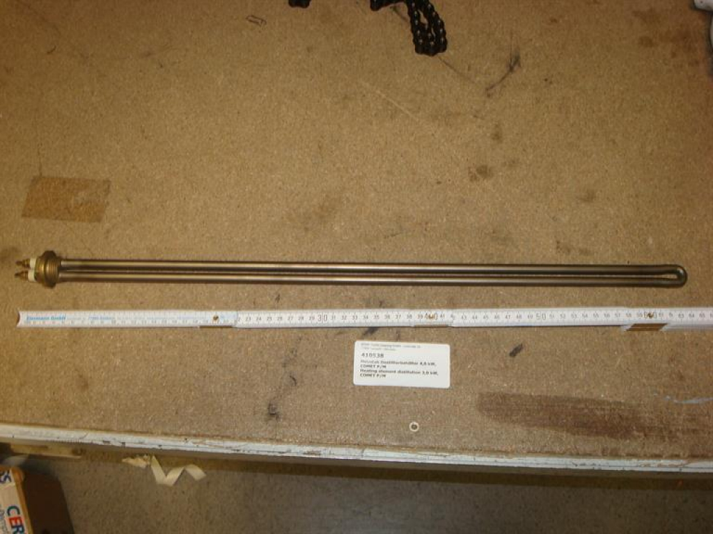 Heating element,4KW,230V,3/4",605mm,distillation,COMET P/M