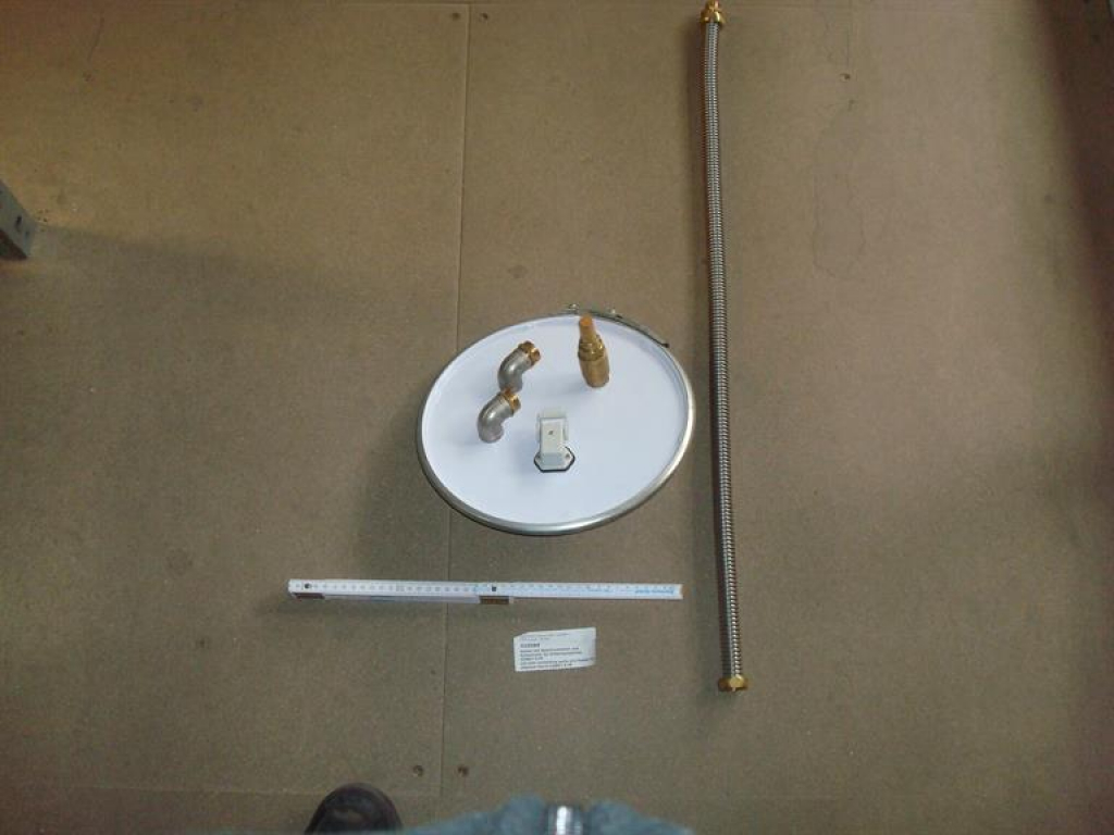 Cover with connecting parts and floater for disposal barrel,COMET P/M