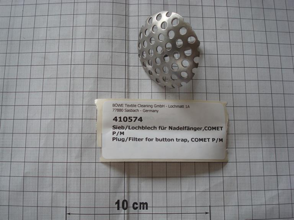 Strainer,button trap,COMET P/M