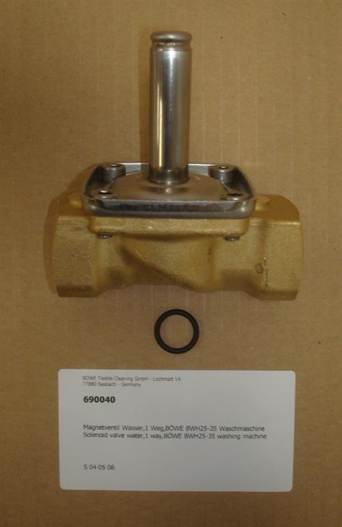 Solenoid valve water,1 way,BÖWE BWH-25-35TP+BWH/BWL-35TP2 washing machine