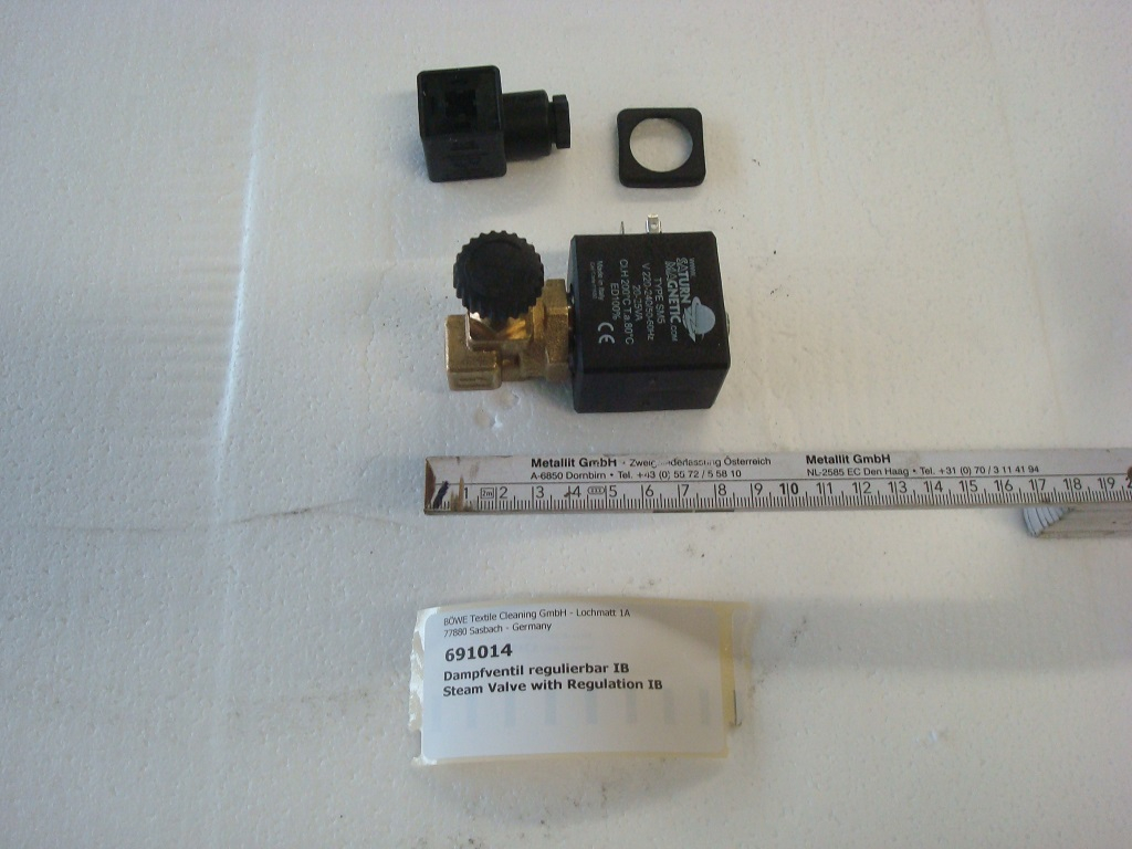 Steam Valve with Regulation IB14+15