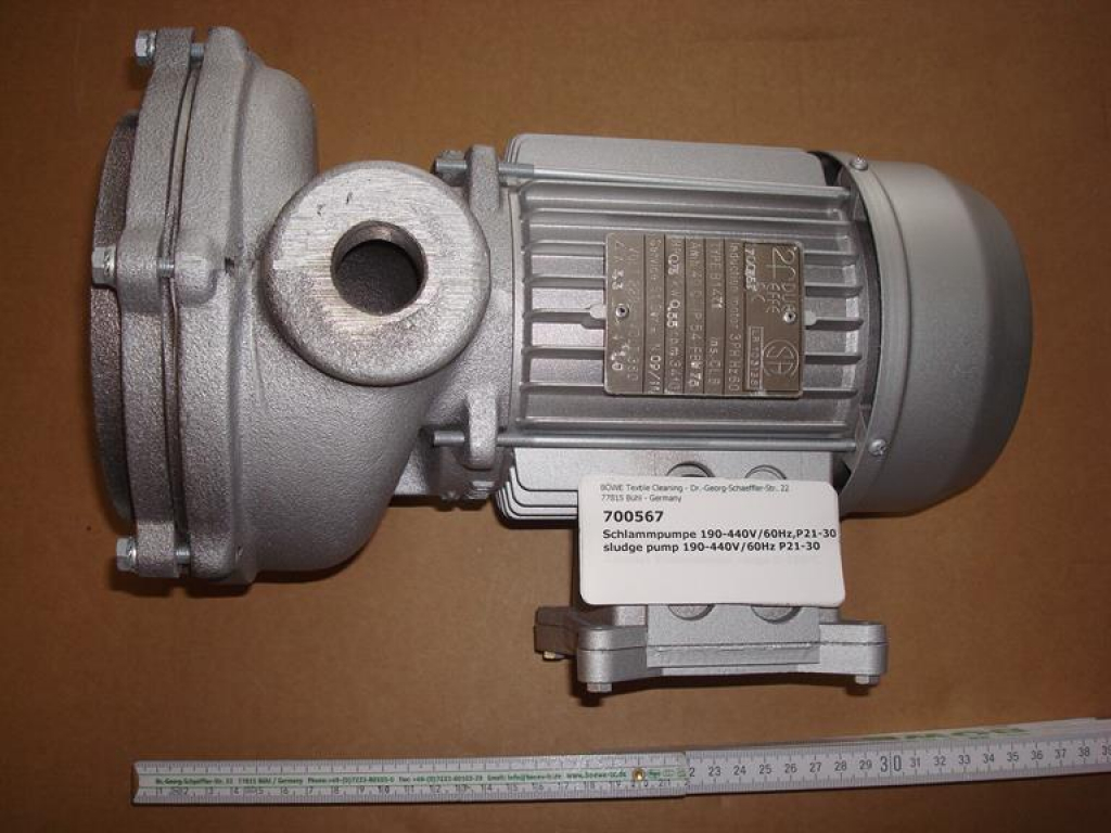 Sludge pump DueEffe, 60Hz, UL, P/M 12-30