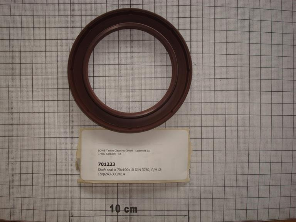 Shaft seal A 70x100x10, P/M 12-18, P240-P300, K14