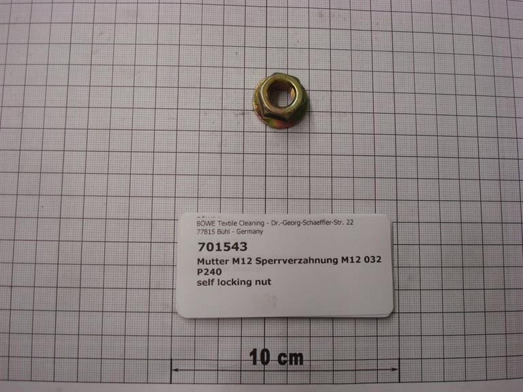Hexagon nut M12,galvanized