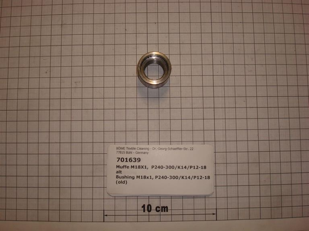 Bushing,M18x1,dia28x20mm,P240,P300,K14,P12-18(old)