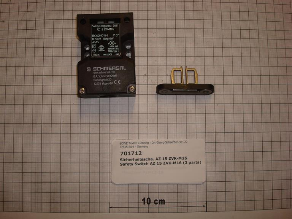 Safety switch loading door