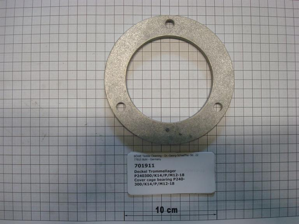 Cover cage bearing, P240-P300, K14, P/M 12-15-18