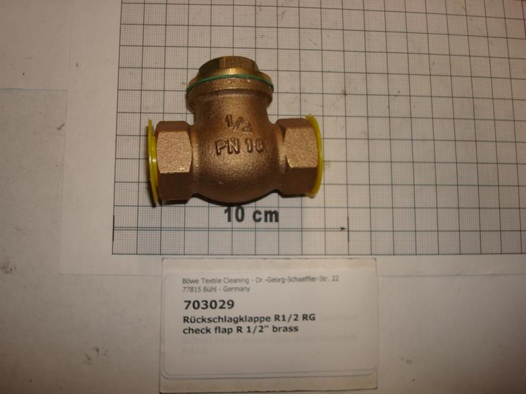 Check flap 1/2"
