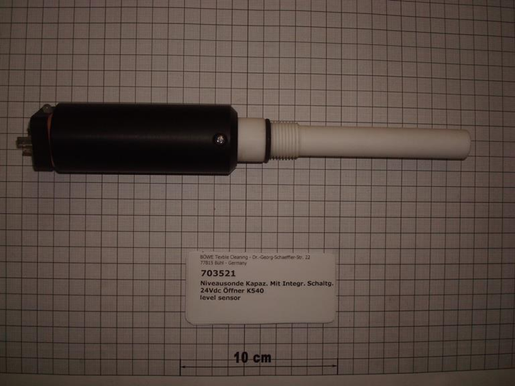 Level sensor,capacitive,with integrated switchgear,100mm,24VDC,K540
