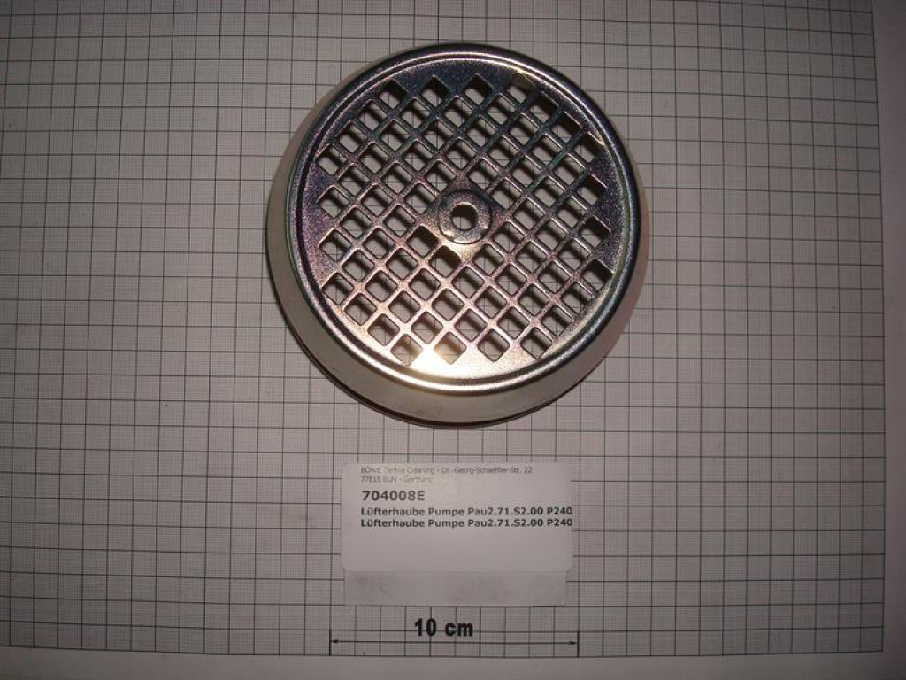 Fan cover,solvent pump,Pau2.71.S2.00,BM