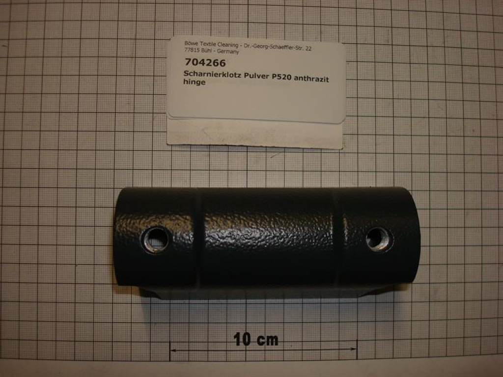 Hinge block for loading door
