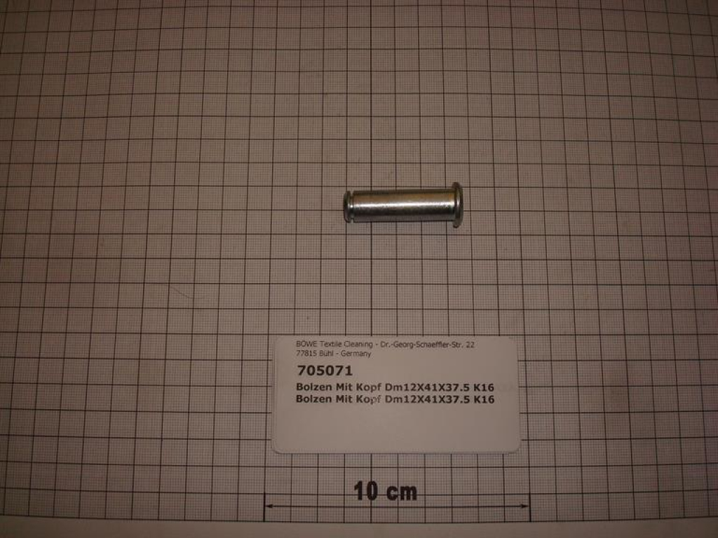 Bolt,12x41x37,5mm