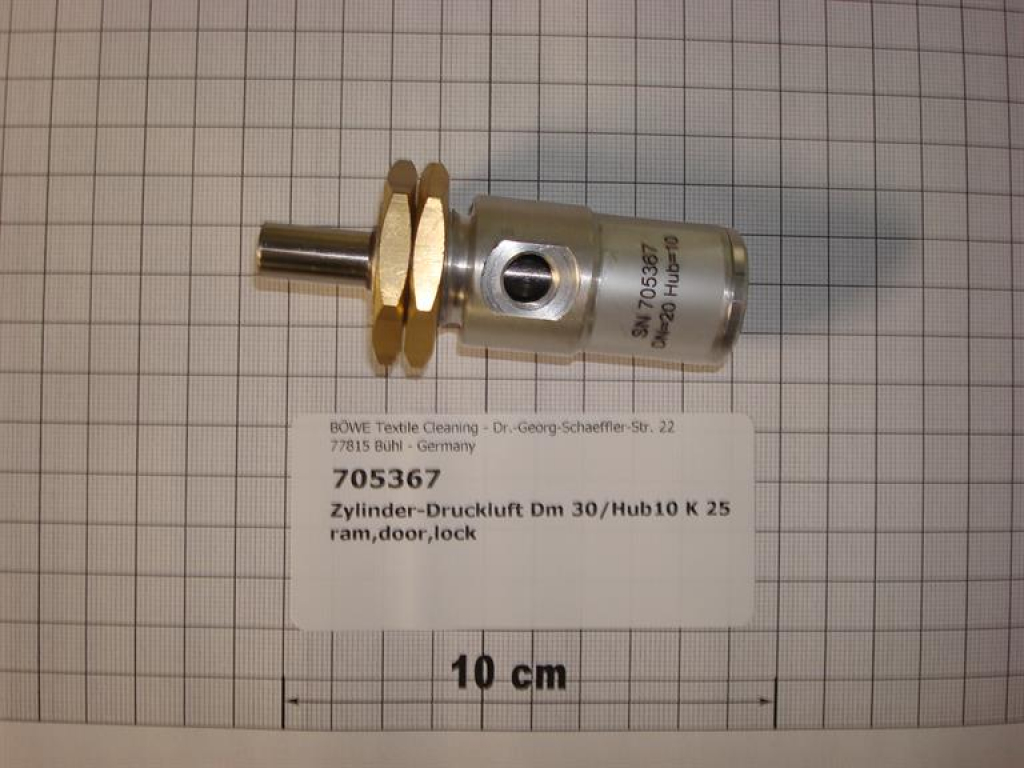 Cylinder door lock