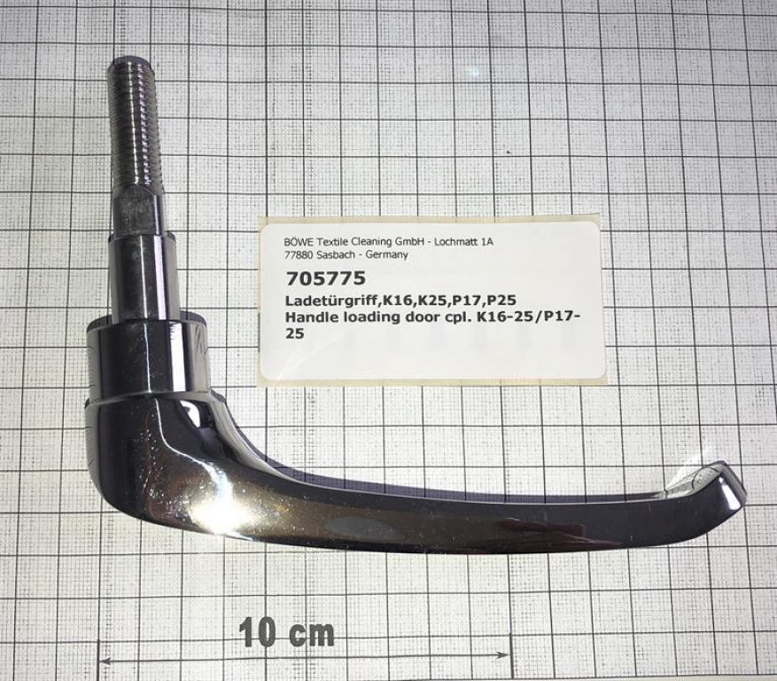 Loading door handle,K16,K25,P17,P25,66mm,M12