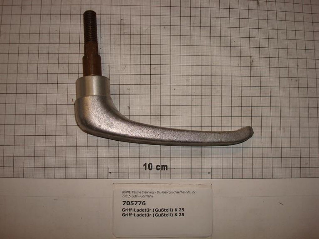 Loading door handle,K16,K25,P17,P25,66mm,M12
