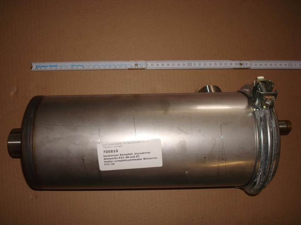 Heater complete, preheater Slimsorba P 21-26-30