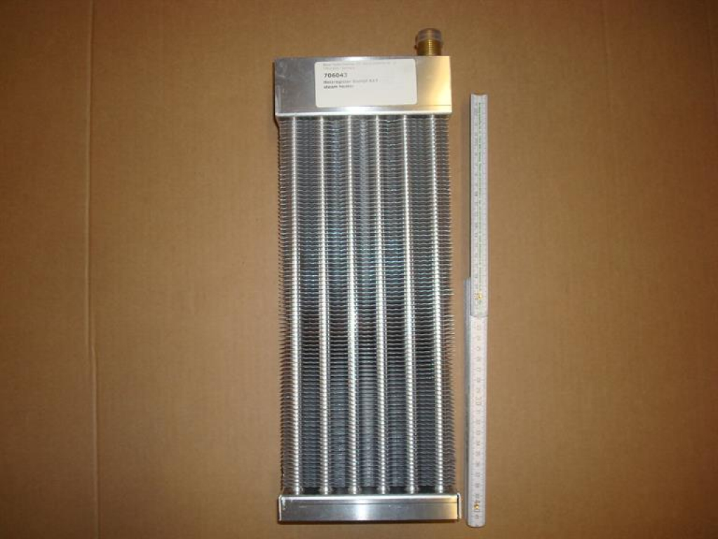 Heizregister,Dampf,115x155x400mm, 1/2" Anschlüsse,K16II