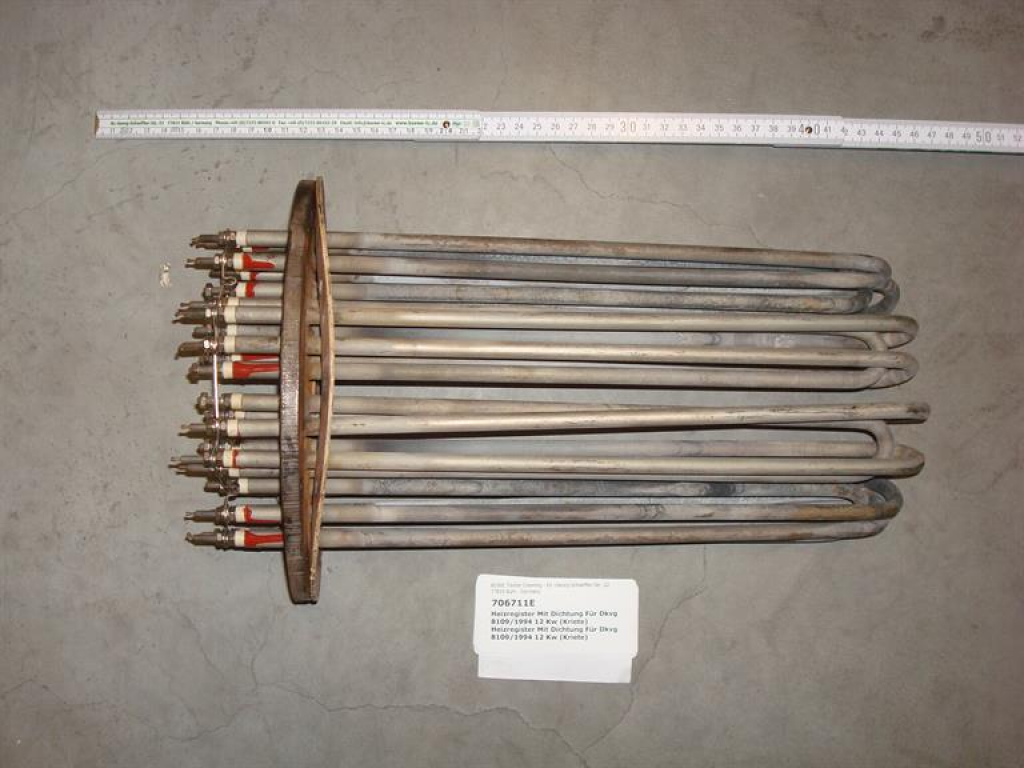 Heating element,12KW,400V,320mm,Kriete,K16
