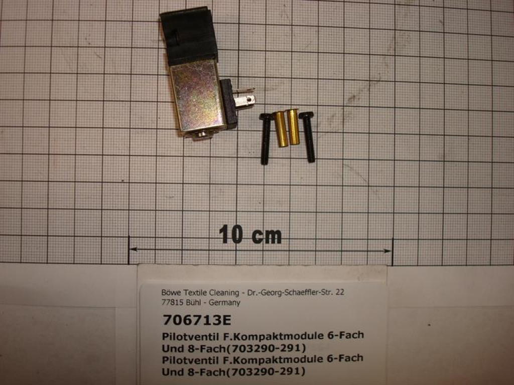 Single valve for valve block 703290+703291