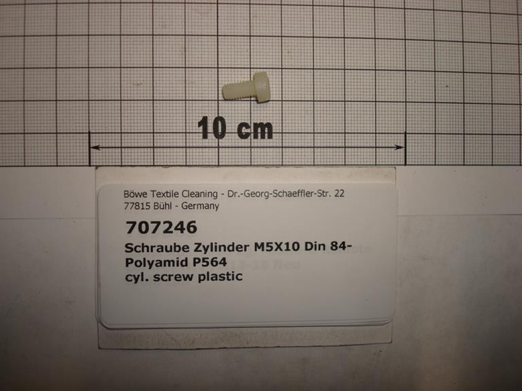 Cylinder screw plastic M5x10
