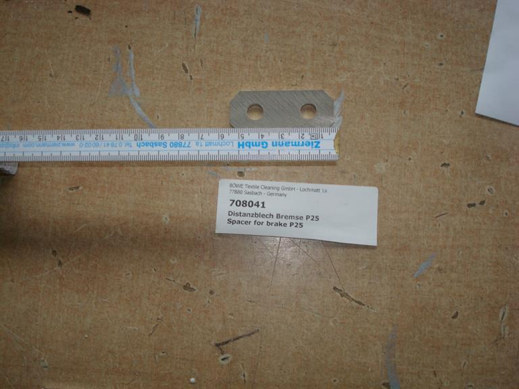 Distanzblech,Bremse,P25