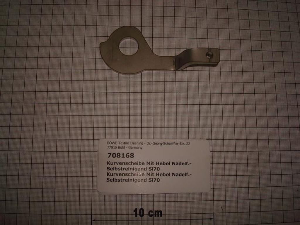 Curved disc with lever self cleaning button trap SI70
