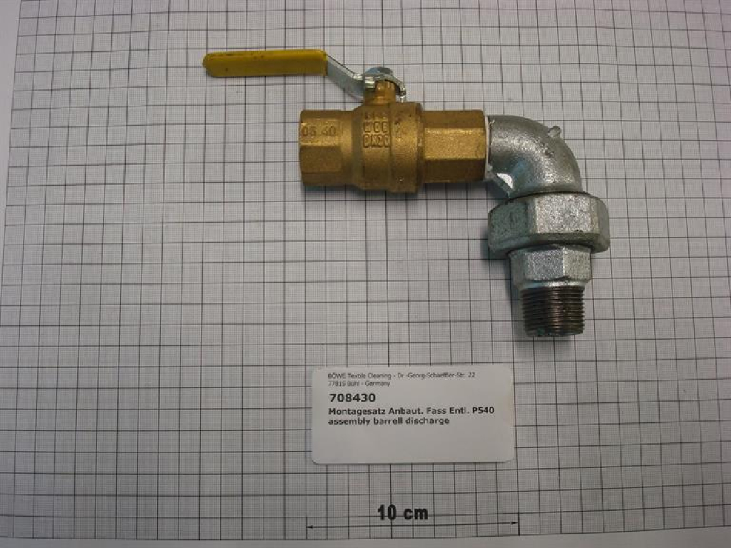 Assembly barrell discharge, all perc machines