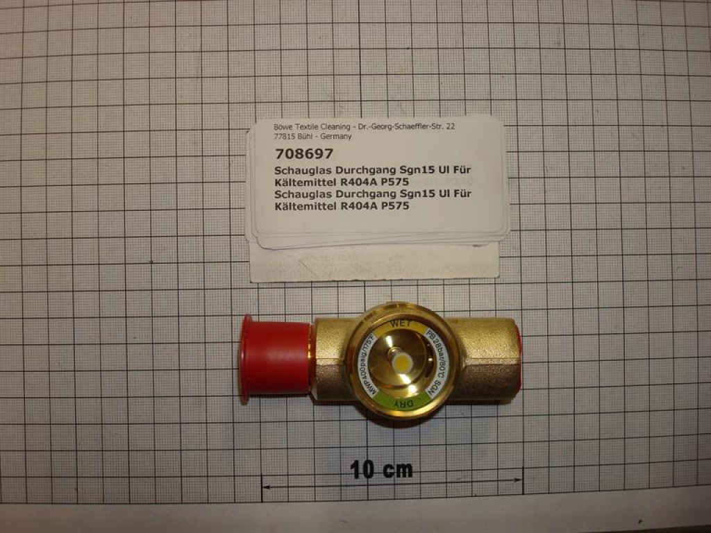 Sight glass,SGN15,R404A,UL