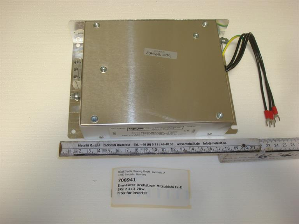 EMV-Filter,Drehstrom,Mitsubishi FR-E 5Xx 2,2+3,7KW