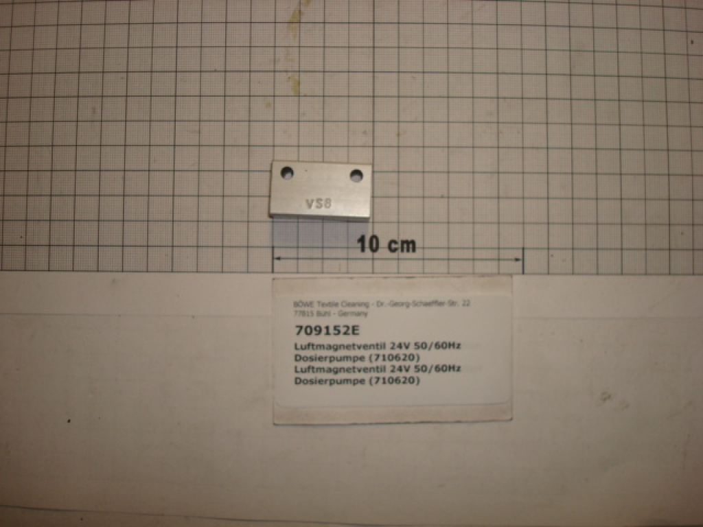 Compressed air valve,24V,50/60Hz,pneumatic,dosing pump 710620