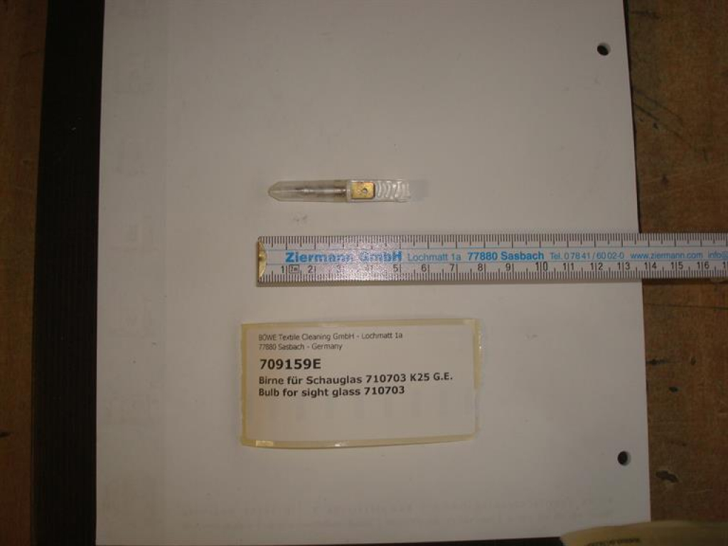Bulb for sight glass 710703,K25